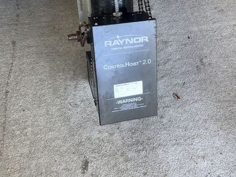 Raynor ControlHoist 2.0 commercial door opener before installation